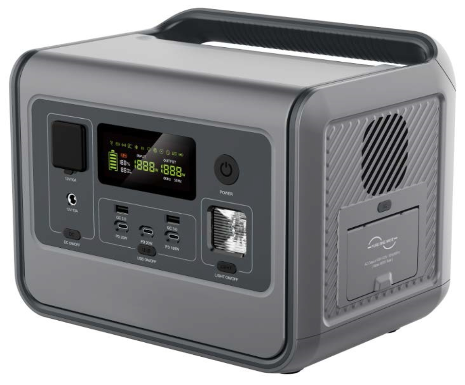 Портативна зарядна станція Choetech BS060 800Вт / 512Вт-год, з функцією ДБЖ.